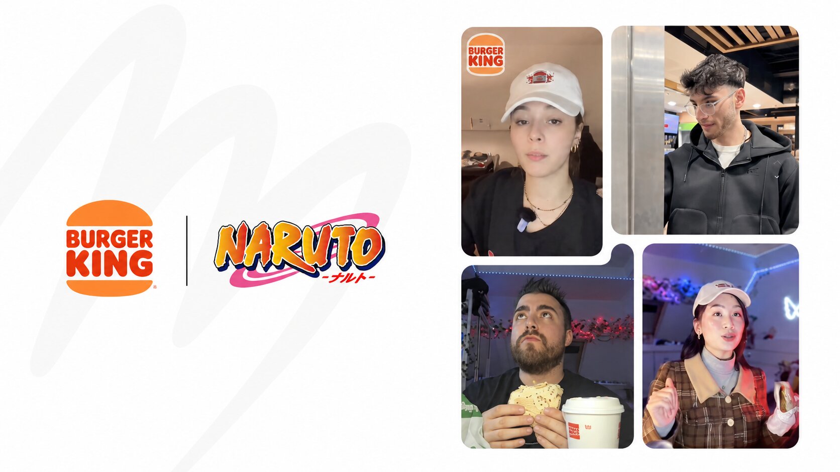 Burger King × Naruto — activation TikTok créateurs anime